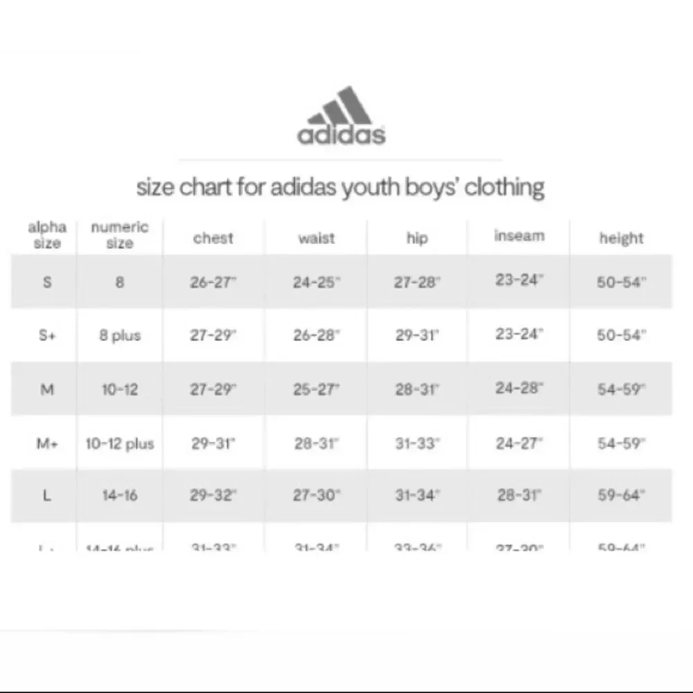Adidas Youth Large 14/16 White 3-Stripes Athletic Shorts NWOT